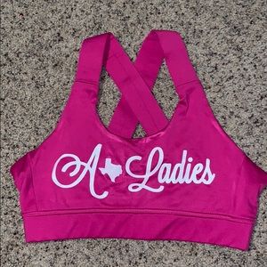 Spirit of Texas A-team sports bra